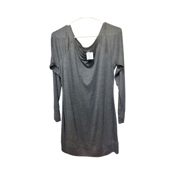 💛3for$10 bundle with💛NWT BellaCanvas gray long slve dress65%poly 35%viscose - Picture 1 of 5